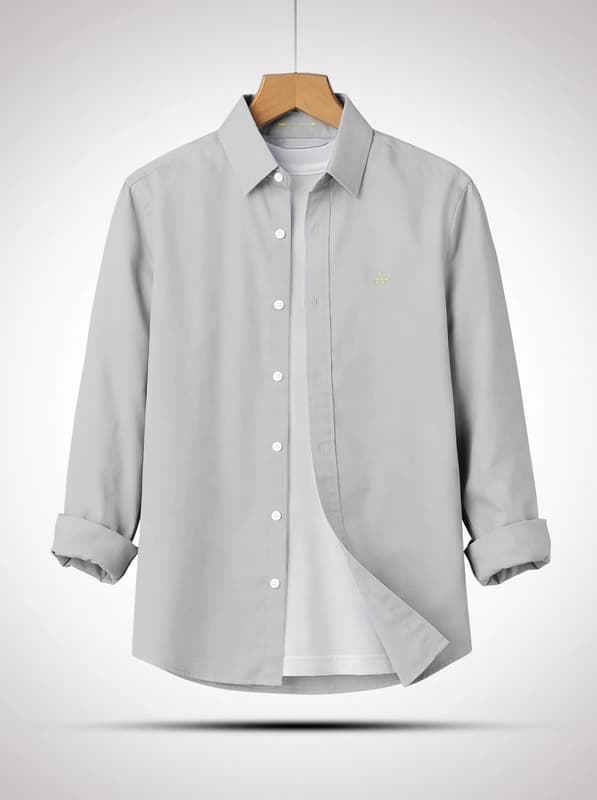 SHT55 Ash Full Sleeves Shirt