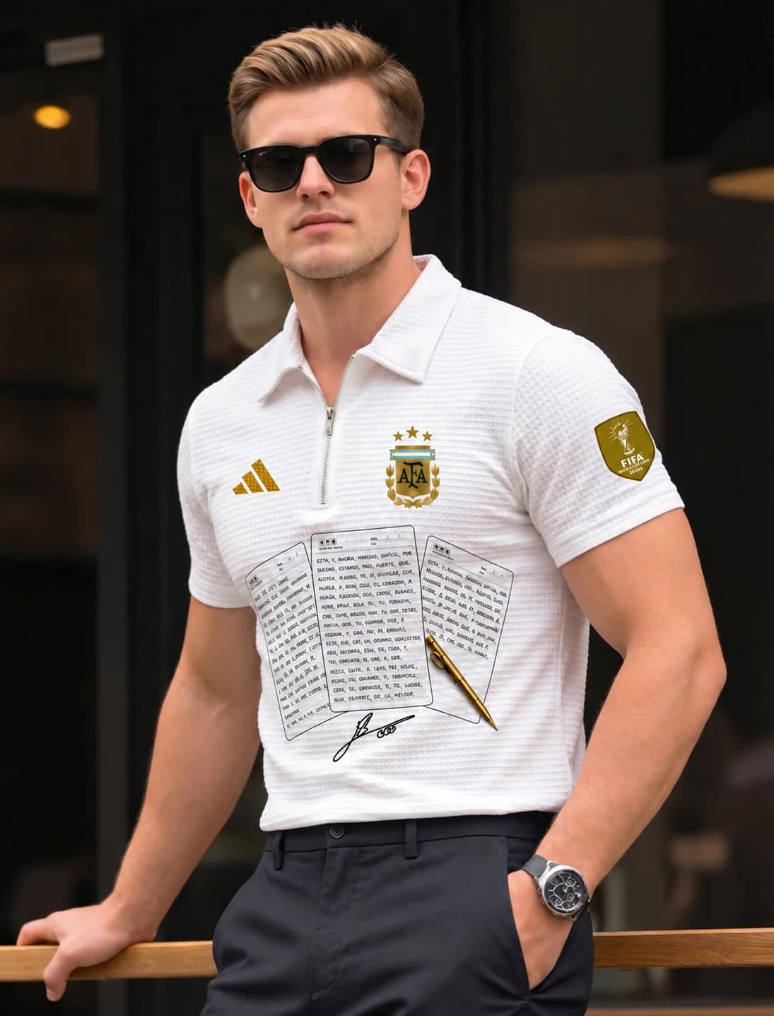TX189 white  Argentina POLO