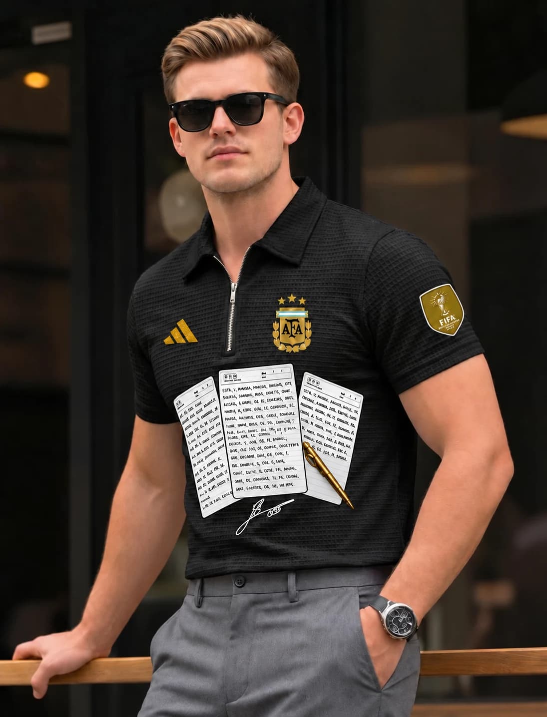 TX189 Black Argentina POLO
